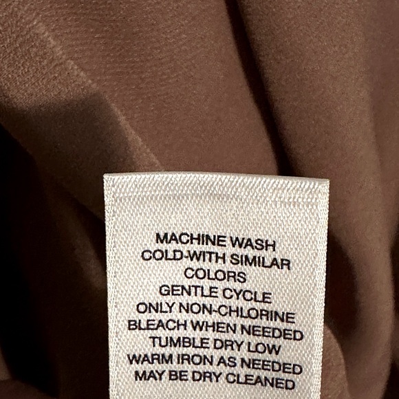 Women’s Chicos Light Brown Topper Jacket, 3/16/XL soft suede like feel - Picture 6 of 8